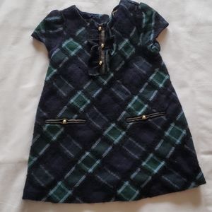 Janie and Jack Tartan Wool Dress